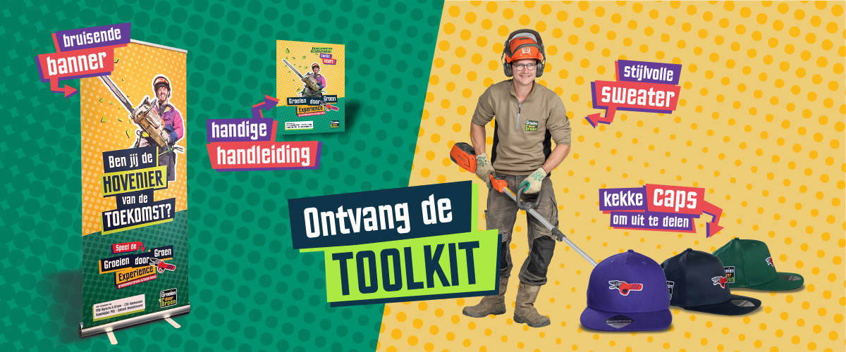 Ontvang de Groeien door Groen Experience Toolkit